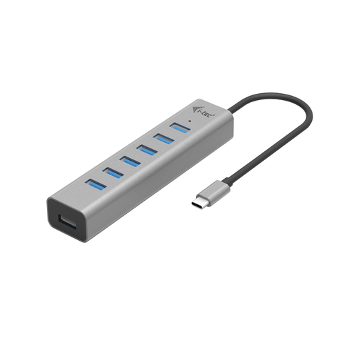 I-TEC USB-C Charging Metal HUB 7 Port Planšetes aksesuāri