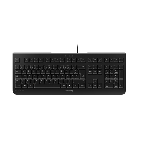 CHERRY TAS KC 6000 Slim Schwarz USB Franzosisches Layou klaviatūra