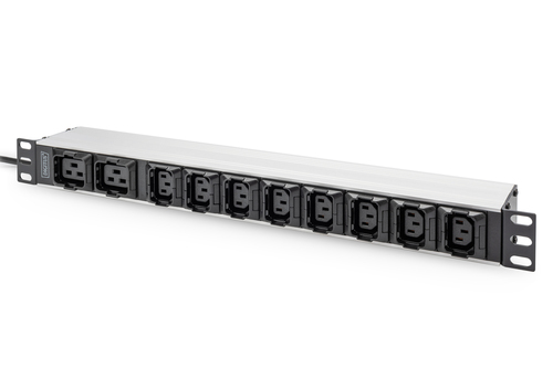 DIGITUS 1U Aluminum PDU rackmountable nepārtrauktas barošanas avots UPS