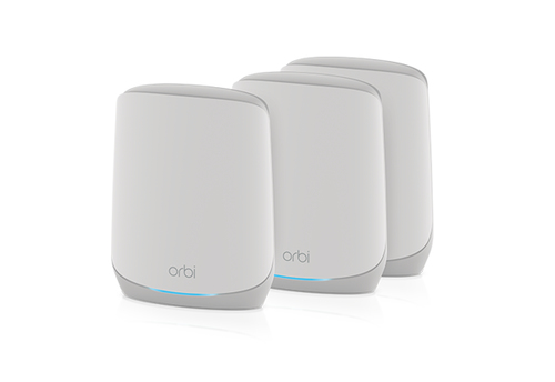 Netgear RBK763S Orbi Mesh mit Mesh-Router RBR760 + 2x Satellit-Repeater RBS760 Rūteris