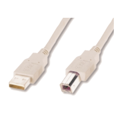 Kabel USB Mcab A-B, mesko-meski, 5m, gray (7001091) USB kabelis