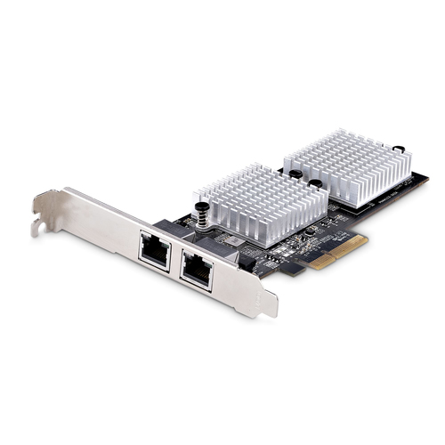 2-Port 10Gbps PCIe Network Adapter Card, Network Card for PCs/Servers, Full-H... Rūteris