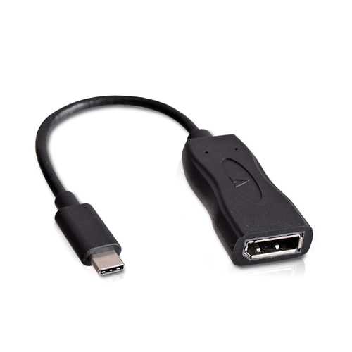 Kabel USB V7 USB C/USB A, Czarny (V7UCDP-BLK-1E) USB kabelis