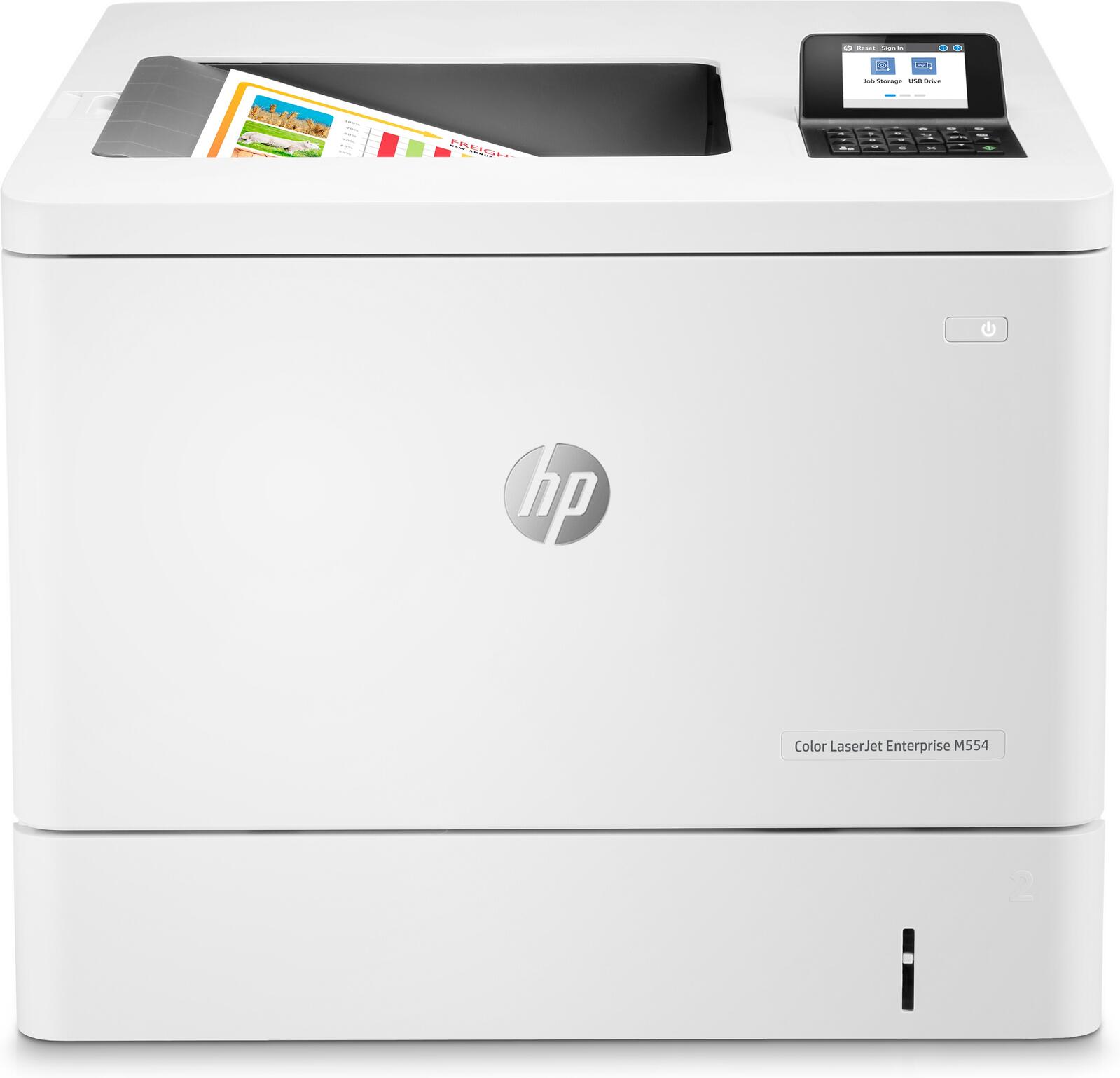 HP Color LaserJet Enterprise M554dn Printer printeris