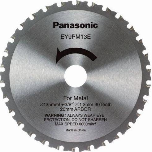 Panasonic Tarcza do metalu, dla EY45A2 /4542, srednica 135mm 30 zebow PANASONIC PAEY9PM13E32 (5025232775552)