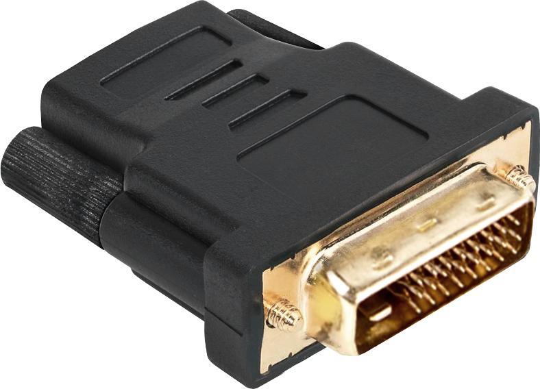 Adapter AV HDMI - DVI-D czarny (ZLA0619) ZLA0619 (5901436721369)