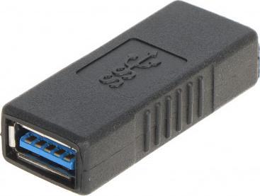 Adapter USB USB - USB Czarny  (USB3.0-GG) USB3.0-GG (5901436789765)