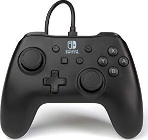 PowerA Controller fur Nintendo Switch (kabelgebunden, schwarz, offiziell lizenziert) spēļu konsoles gampad