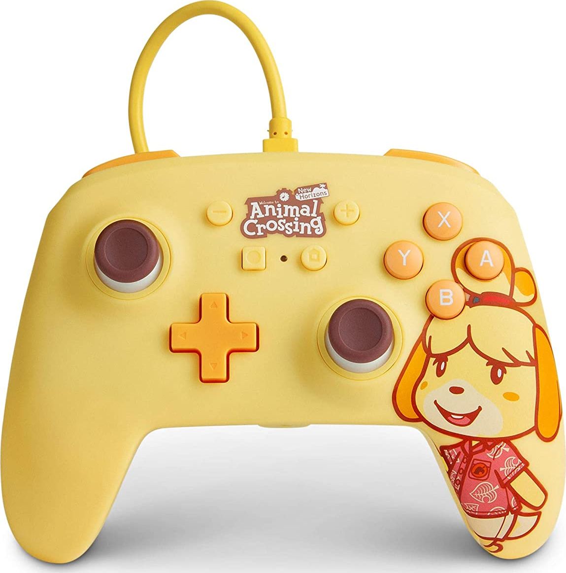 PowerA Controller fur Nintendo Switch (kabelgebunden, Animal Crossing: Isabelle, offiziell lizenziert) spēļu konsoles gampad