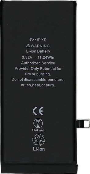 IPHONE XR BATTERY 2942MAH WITHOUT TAPE standard akumulators, baterija mobilajam telefonam