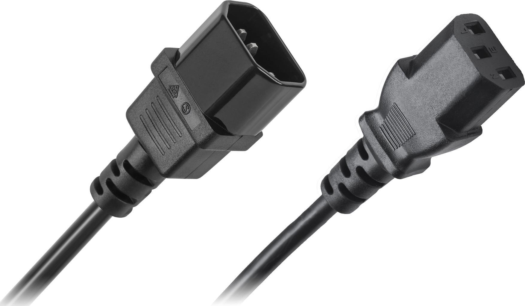 Kabel zasilajacy Kabel zasilajacy AC komputera przedluzacz 5m KPO2770-5 (5901890029285) kabelis datoram