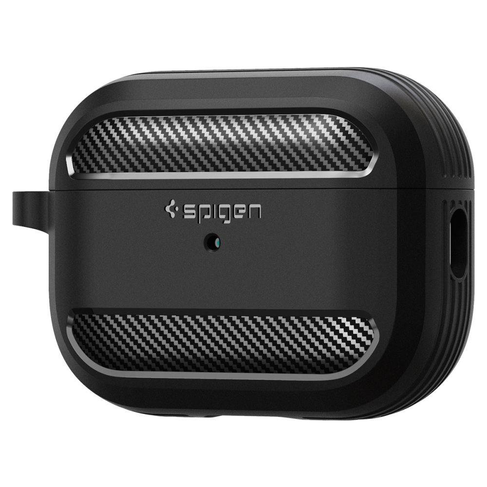 Spigen Rugged Armor Apple AirPods Pro 2/1 Matte Black Case