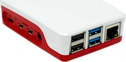 Case for Raspberry Pi 5 Red/White Raspberry PI datora daļas