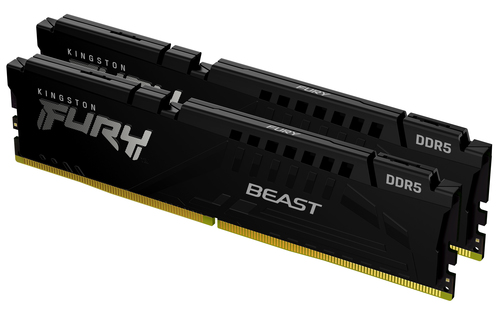 Kingston FURY Beast - DDR5 - kit - 16 GB: 2 x 8 GB - DIMM 288-pin - 6000 MHz / PC5-48000 - unbuffered operatīvā atmiņa