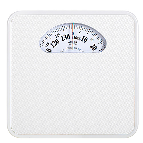 Adler | Mechanical Bathroom Scale | AD 8179w | Maximum weight (capacity) 136 kg | Accuracy 1000 g | White 5905575900579 Svari