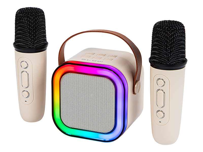 Bluetooth speaker KARAOKE RGB 10W pārnēsājamais skaļrunis