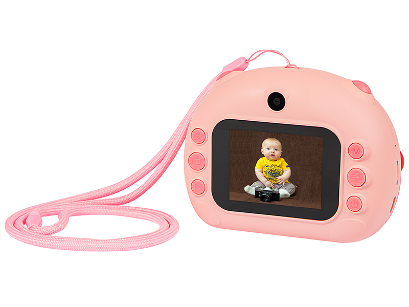 Children's camera with instant printer Pink