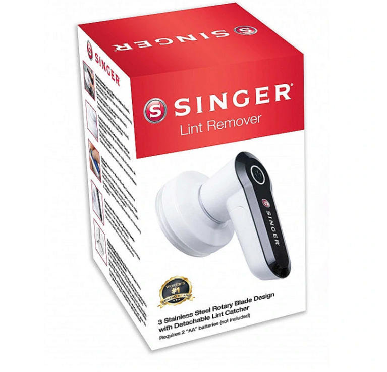 Singer | Lint Remover | 22001500206 | White | Battery powered