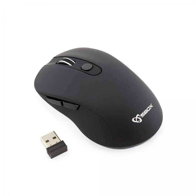 Sbox Wireless Mouse WM-911B black 0616320537203 Datora pele