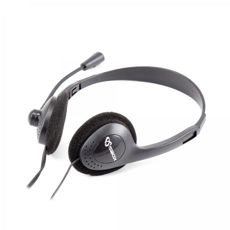 Sbox HS-201 Headphones with Microphone austiņas