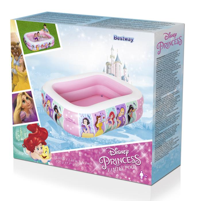 Bestway Disney - Princess Inflatable Family Pool 2.01m x 1.5m x 51cm Baseins