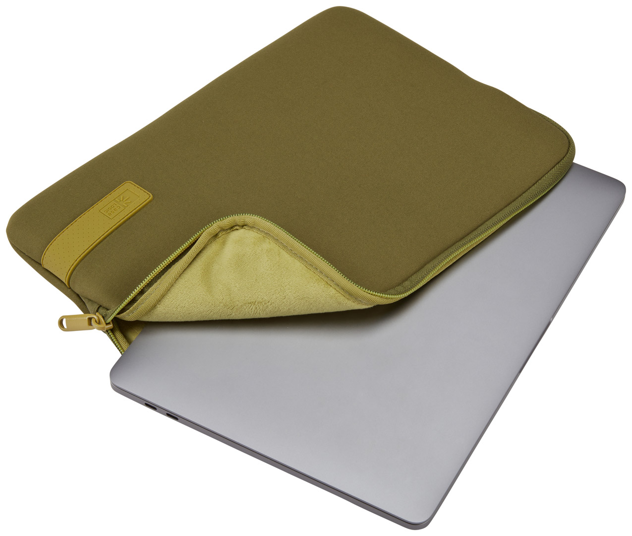 Case Logic Reflect MacBook Sleeve 13 REFMB-113 Capulet Olive/Green Olive (3204686) 0085854251709 portatīvo datoru soma, apvalks