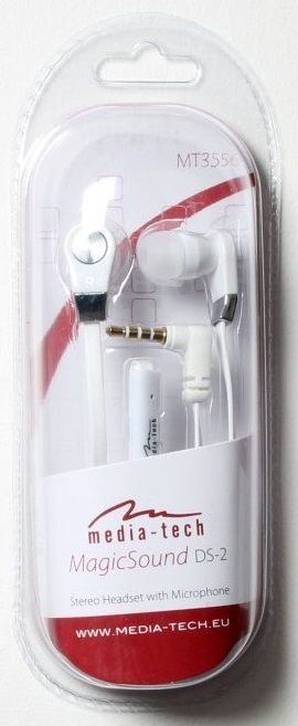 Media-tech MAGICSOUND DS-2 Headphone with microphone