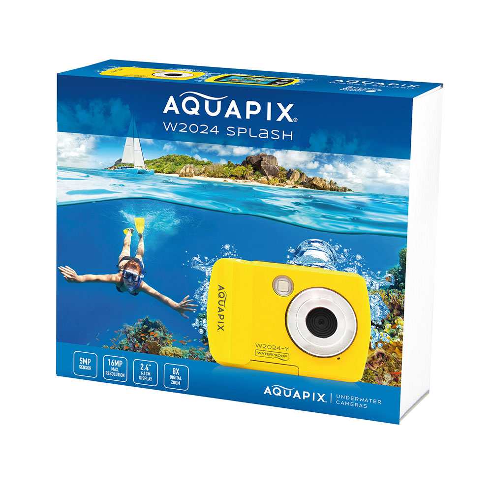 Easypix Aquapix W2024 Splash yellow 10067 4260041686199 10067 (4260041686199) Digitālā kamera