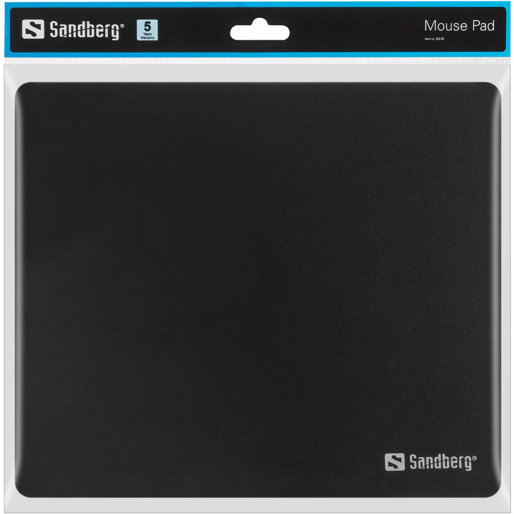 Mousepad Sandberg Black peles paliknis