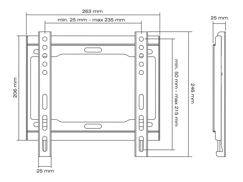 Tracer Wall 888 LCD/LED 23''-42'' TV aksesuāri