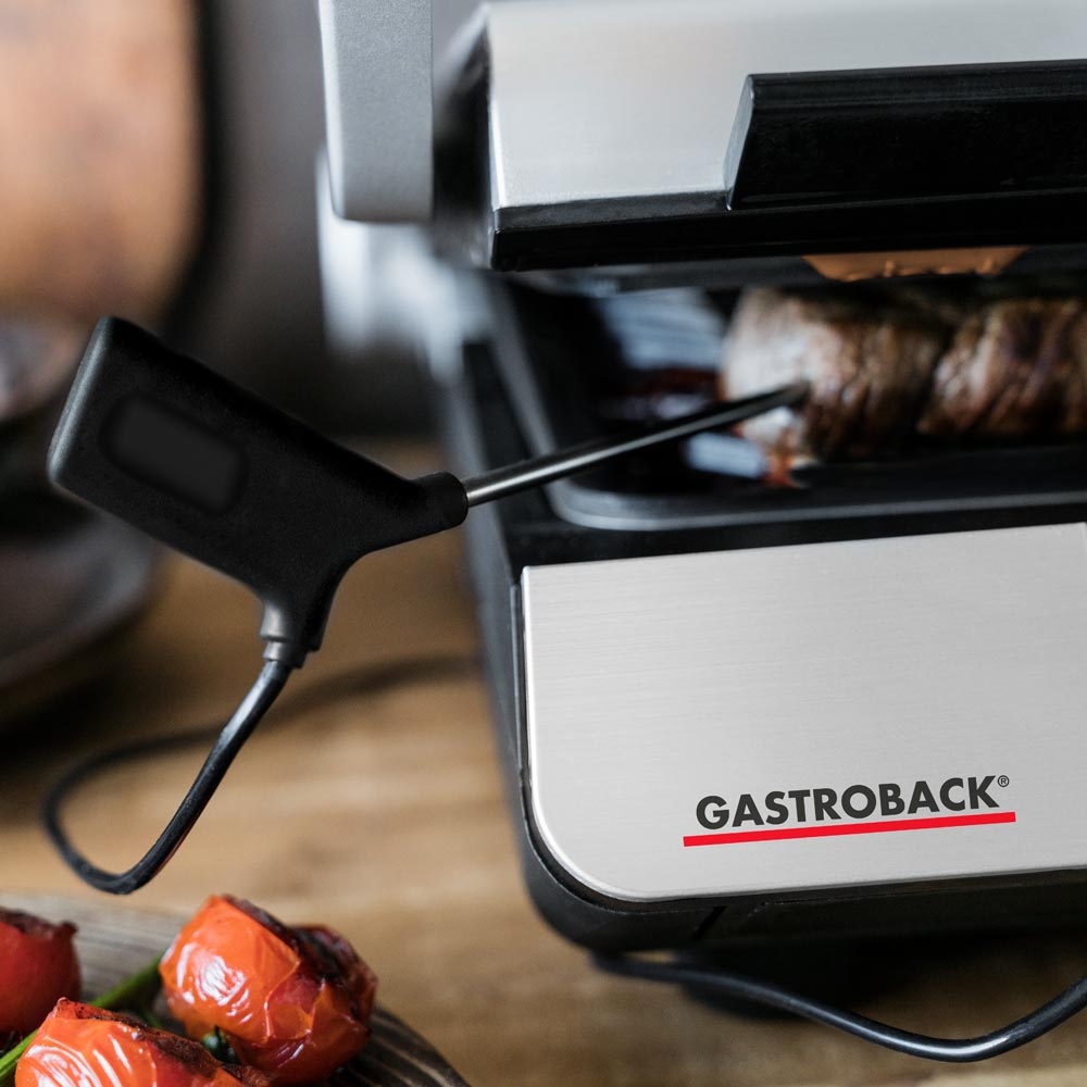 Gastroback Grill 42539 Contact grill, 2000 W, 34 x 24 cm, White 4016432425393 Galda Grils