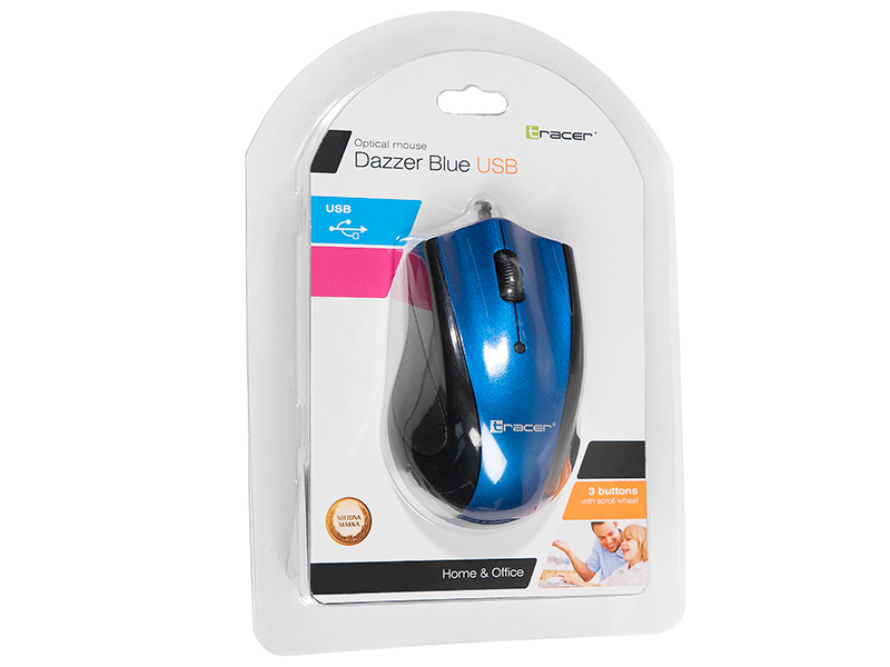 Tracer Dazzer Blue USB mouse USB Type-A Optical Ambidextrous Datora pele