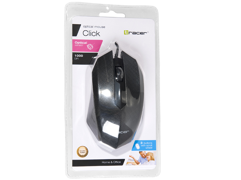 Mouse  TRACER Click USB DPI 1000 Datora pele