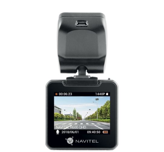 Navitel R600 QUAD HD Video recorder, Movement detection technology, Mini USB, Built-in display videoreģistrātors