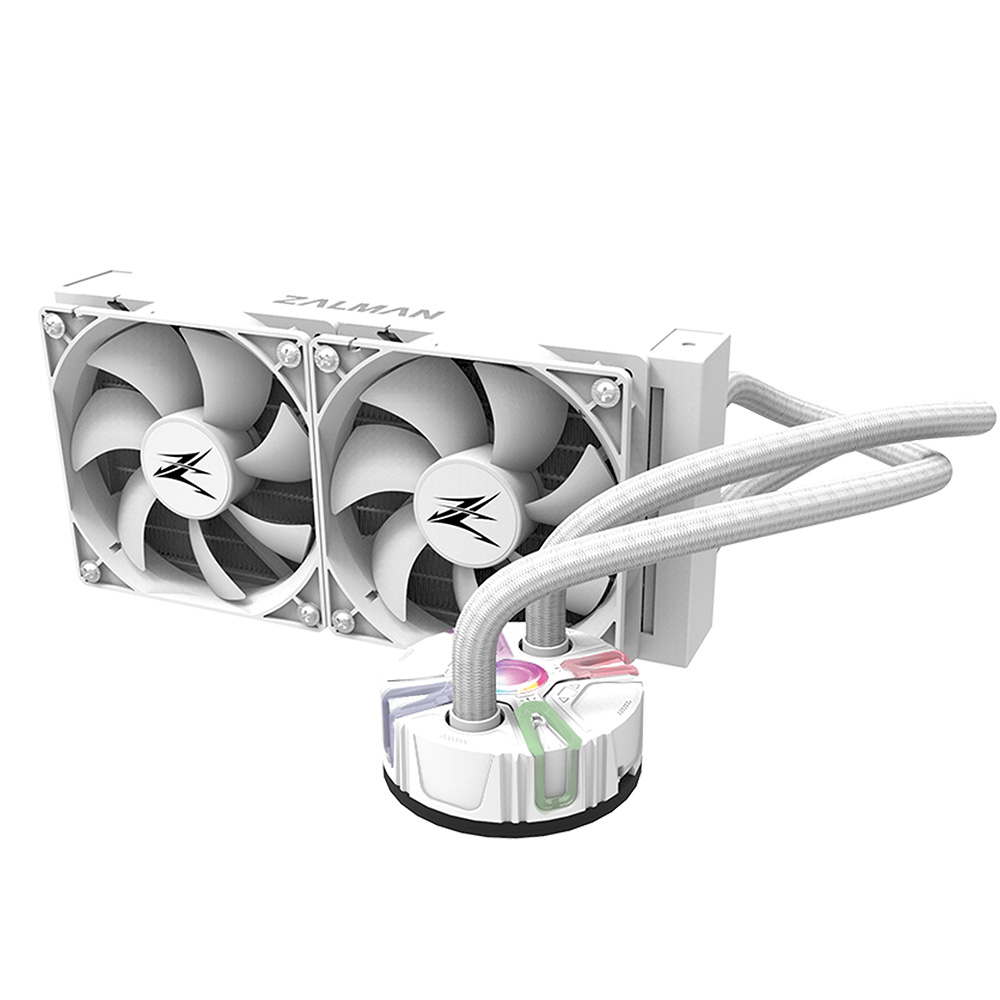 Reserator5 Z24 White CPU Liquid Cooler procesora dzesētājs, ventilators