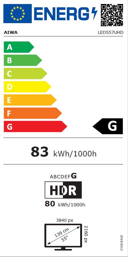 Aiwa                  LED557UHD  LED Televizors