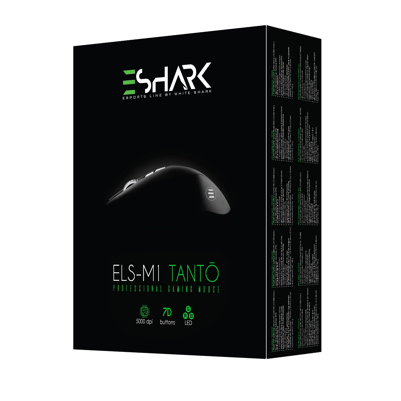 eShark ELS-M1 TANTO 0616320538576 Datora pele