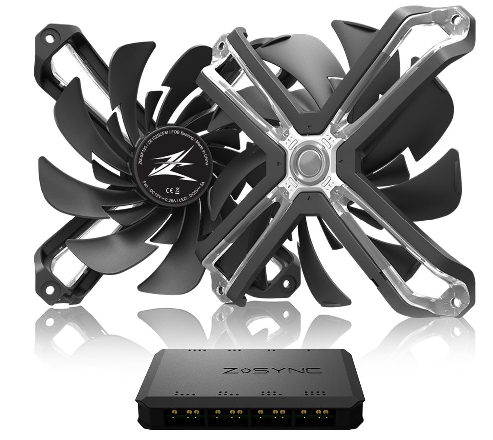 ZALMAN ZM-SF120A3 Case fan 120mm ARGB 3-Pack ventilators