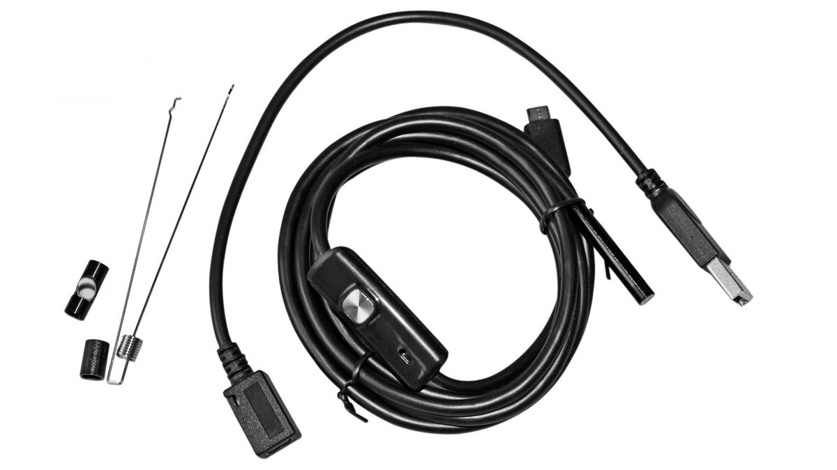 Mediatech MOBILE ENDOSCOPE - Endoscope with microUSB/USB port, 5m, VGA, LED light aksesuārs mobilajiem telefoniem