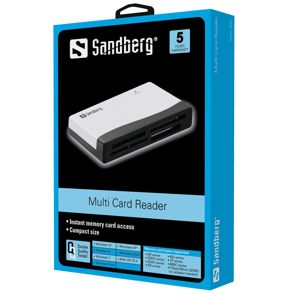 Card Reader Sandberg Multi karšu lasītājs