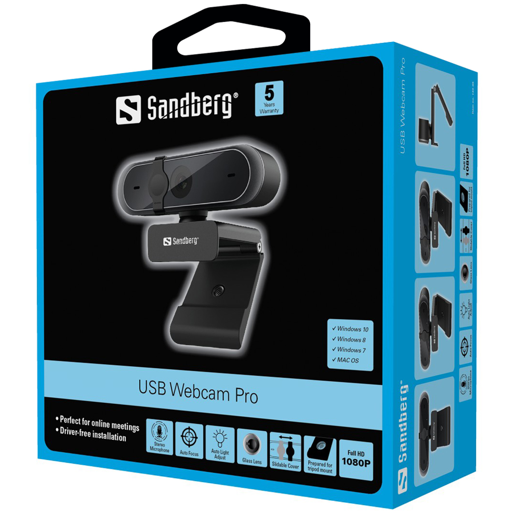 SANDBERG USB Webcam Pro web kamera