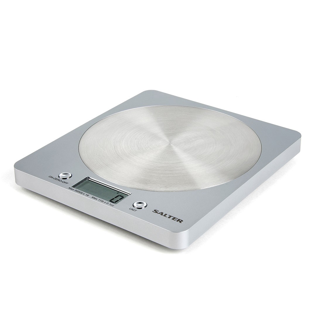 Salter 1036 SVSSDR Disc Electronic Digital Kitchen Scales - Silver 5010777125184 virtuves svari