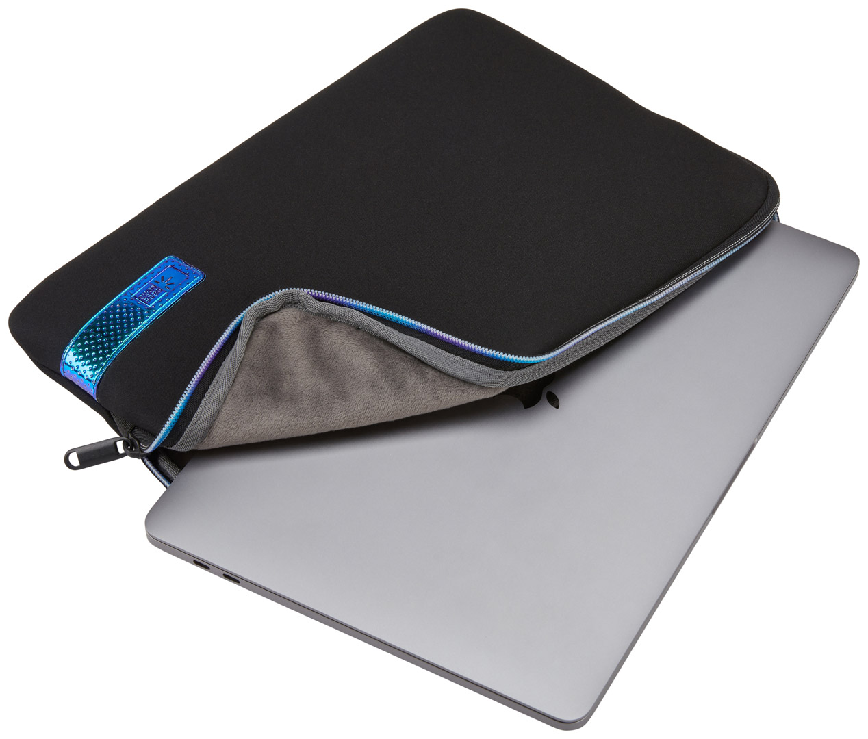 Case Logic Reflect MacBook Sleeve 13 REFMB-113 Black/Gray/Oil (3204683) 0085854251679 portatīvo datoru soma, apvalks