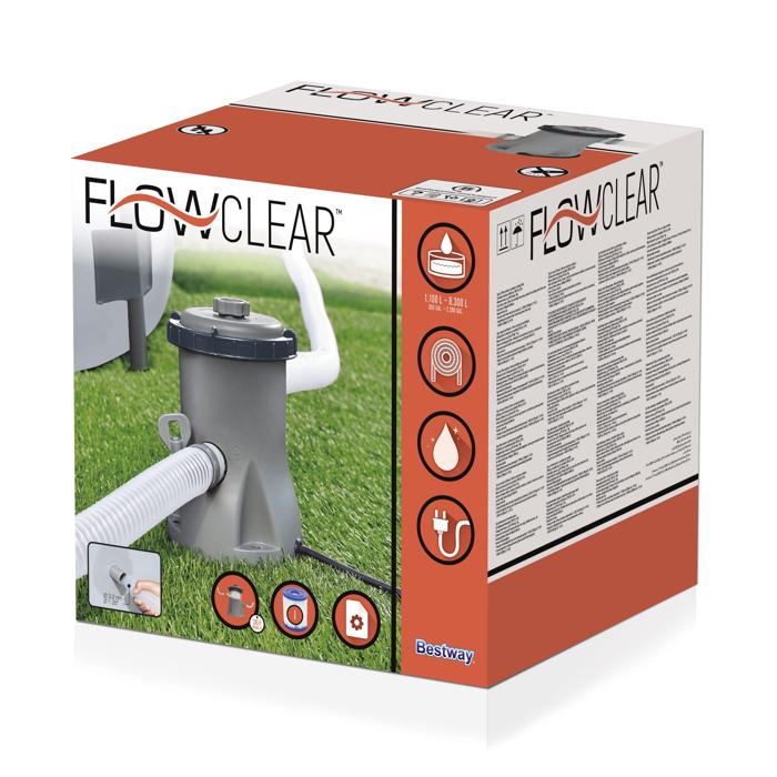 Bestway Flowclear filter pump 1,249 l / h - 58381 Baseins