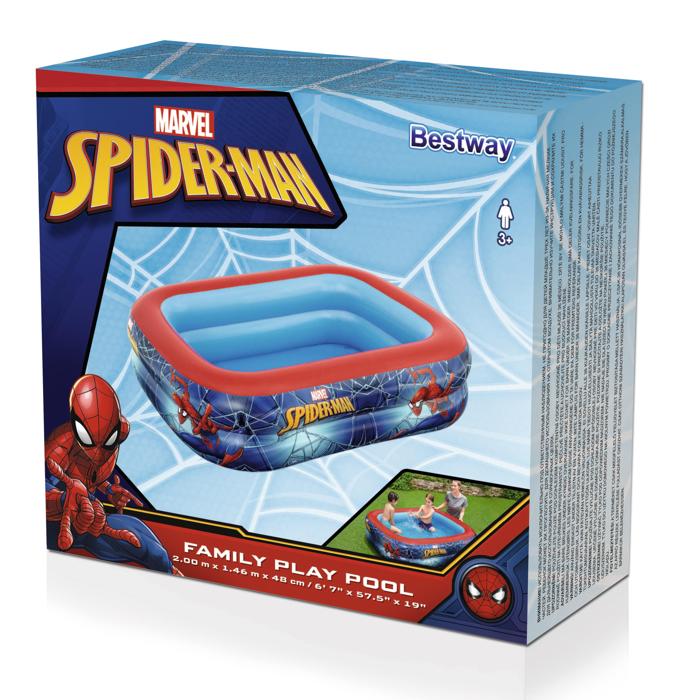 Bestway Basen dmuchany Bestway Spider Man Play Pool - 201x150x51 cm 26-98011 Baseins