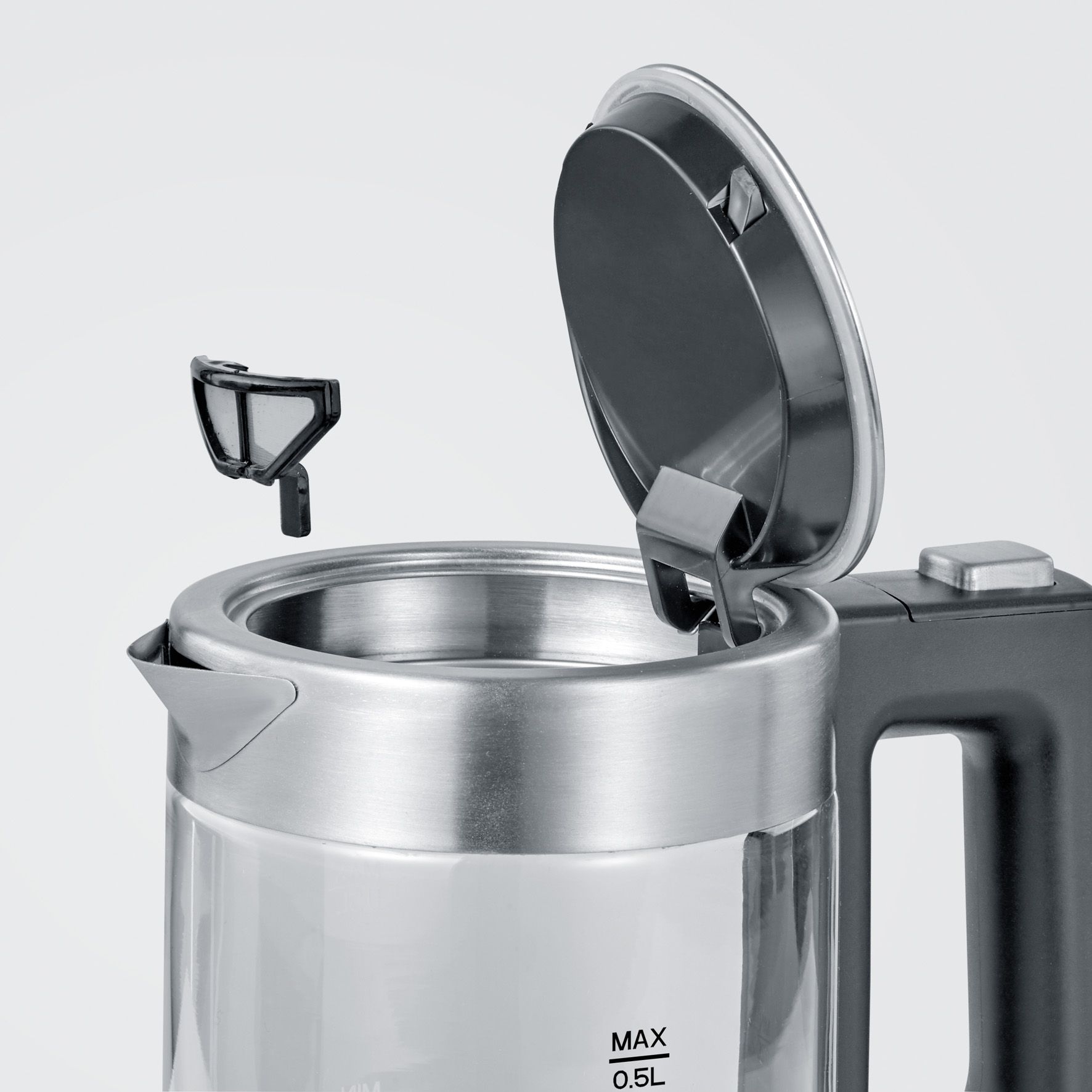 Severin WK 3472 Glass Water Kettle 0,5l Elektriskā Tējkanna