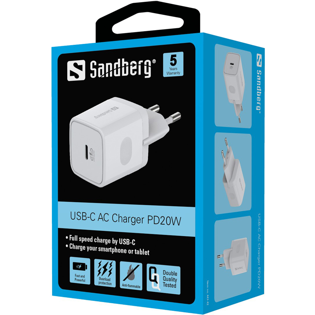 SANDBERG USB-C AC Charger PD20W Baterija