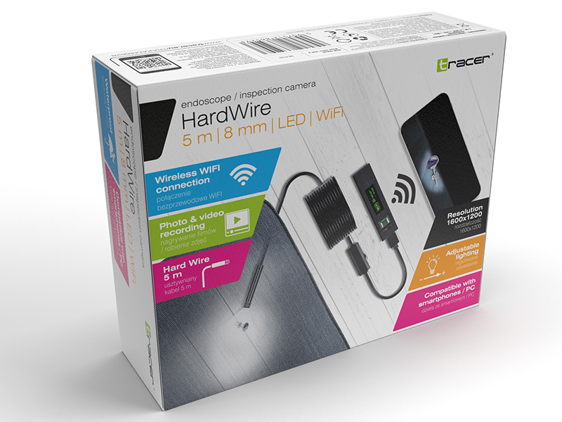 TRACER HardWire 5M 8MM endoscope camera