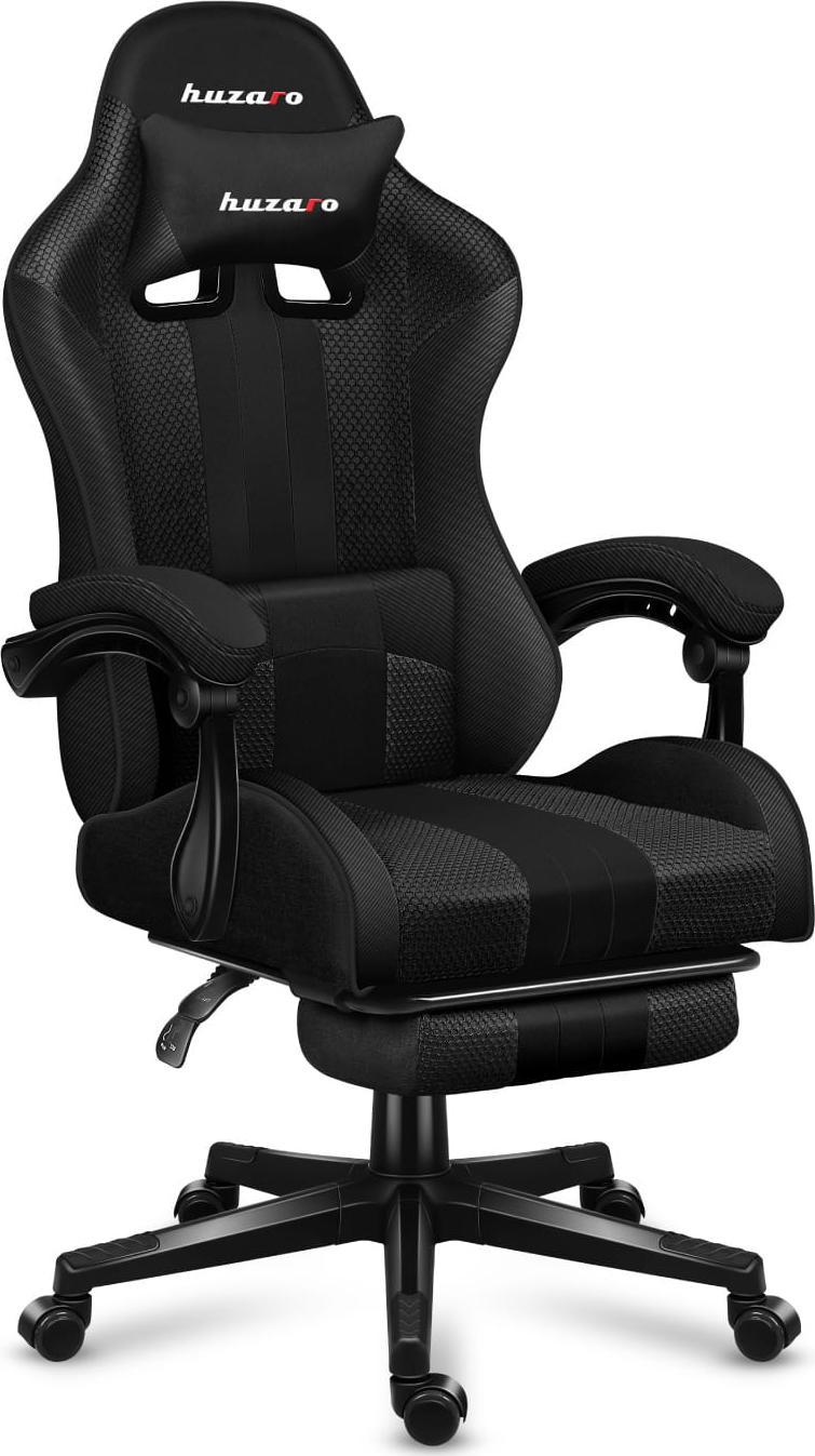 Huzaro Force 4.7 Mesh Gaming Chair, Carbon black (Ekspozīcijas) datorkrēsls, spēļukrēsls