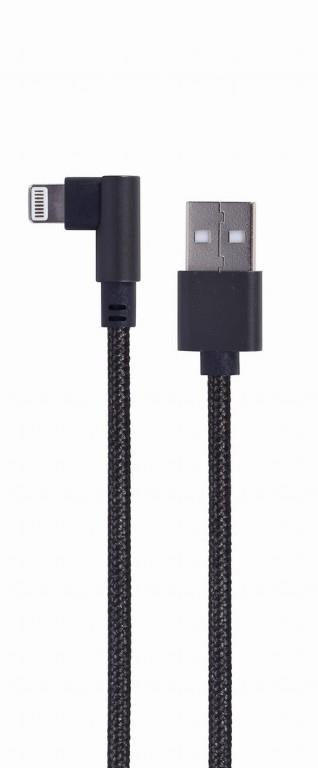 Gembird CC-USB2-AMLML-0.2M USB cable USB 2.0 USB A Micro-USB B/Lightning Black USB kabelis